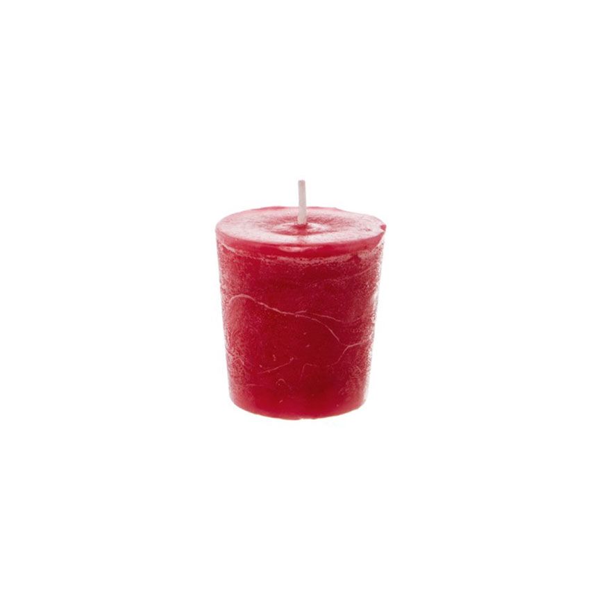 Premium Scented Votive Candle Rose Pomegranate