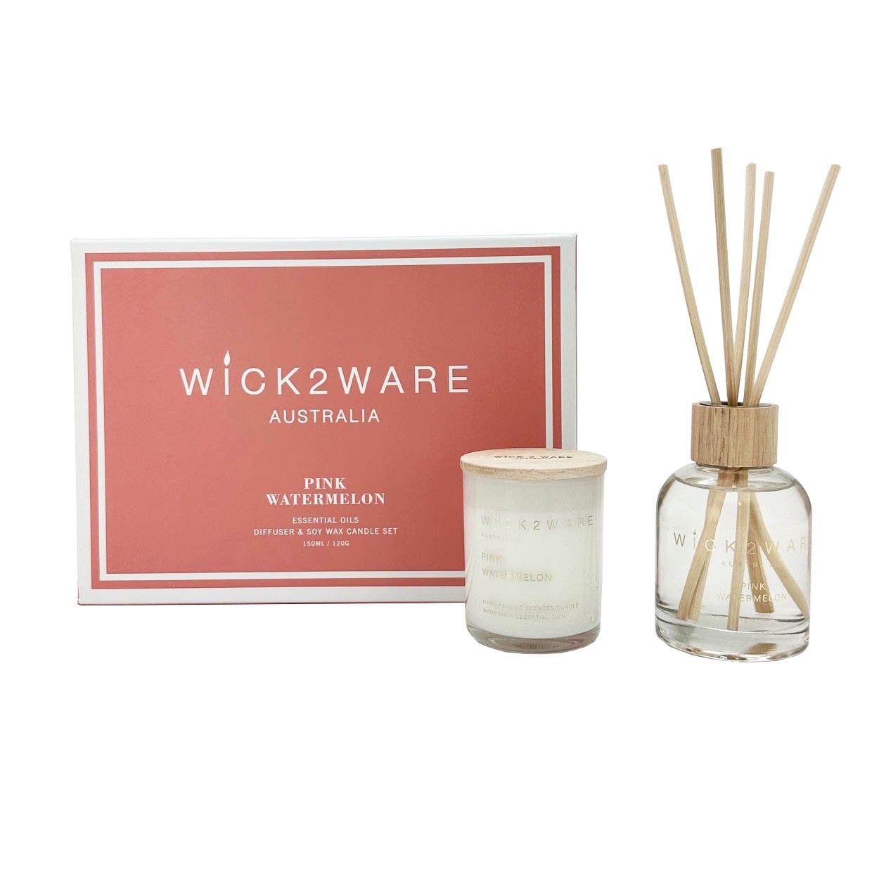 Diffuser 150ml Candle 120g Pink Watermelon