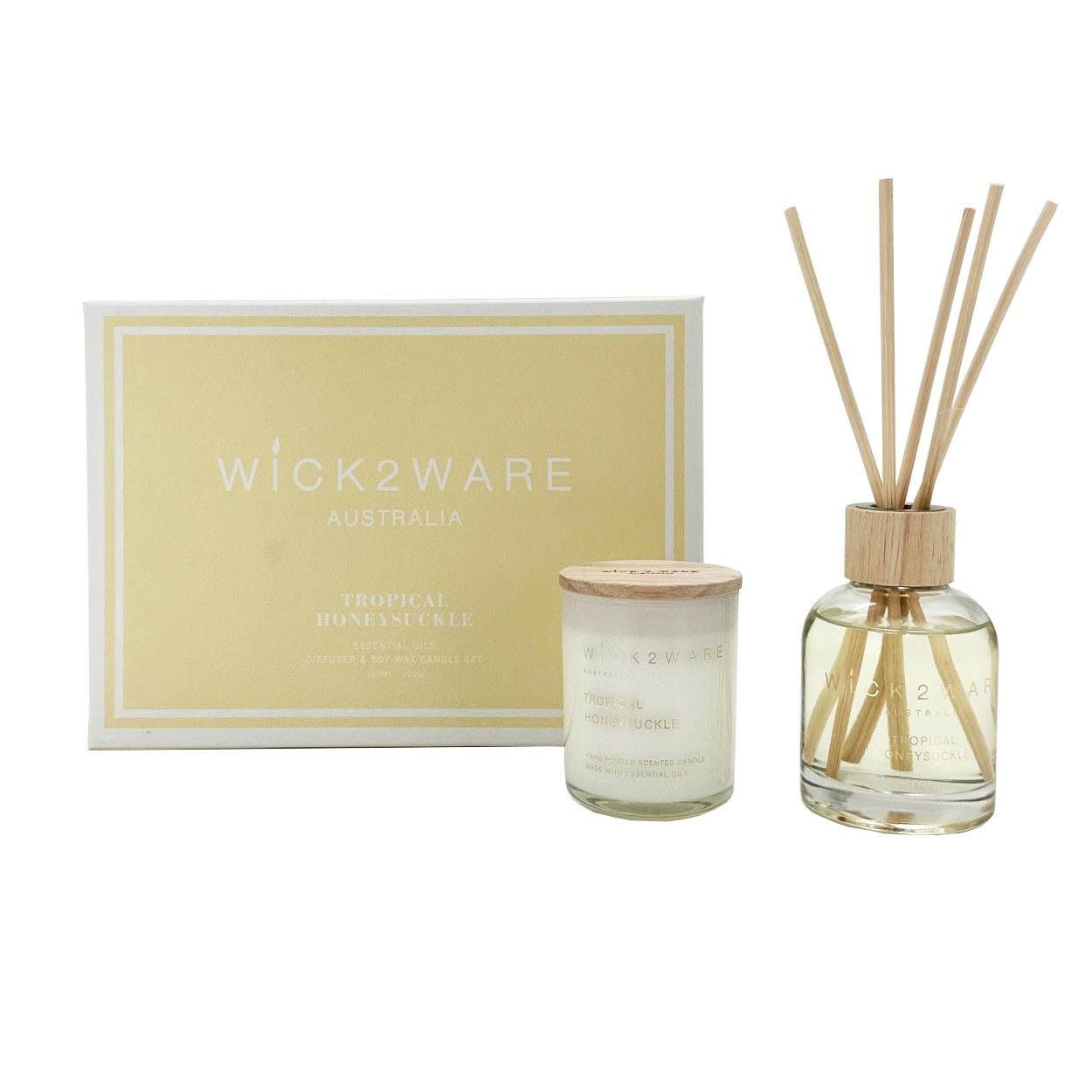 Diffuser 150ml Candle 120g Tropical Honeysuckle