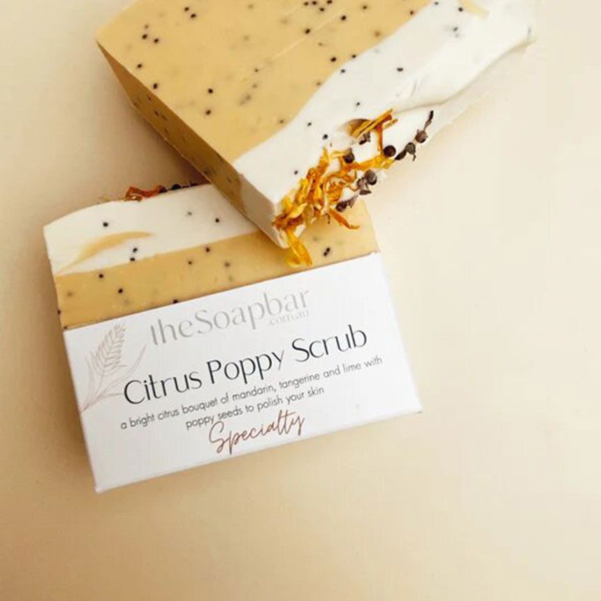 Citrus Poppy Scrub Soap