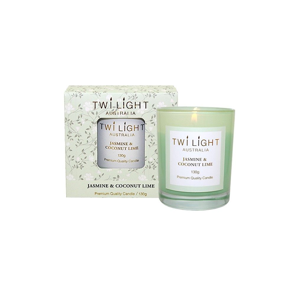Candle Jar 7x8cm Jasmine Coconut Lime
