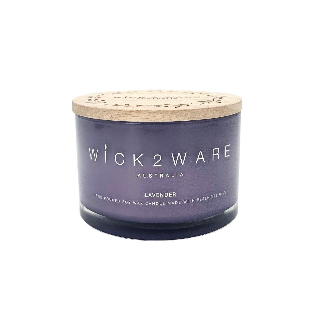 Candle Soy Jar 430g Lavender