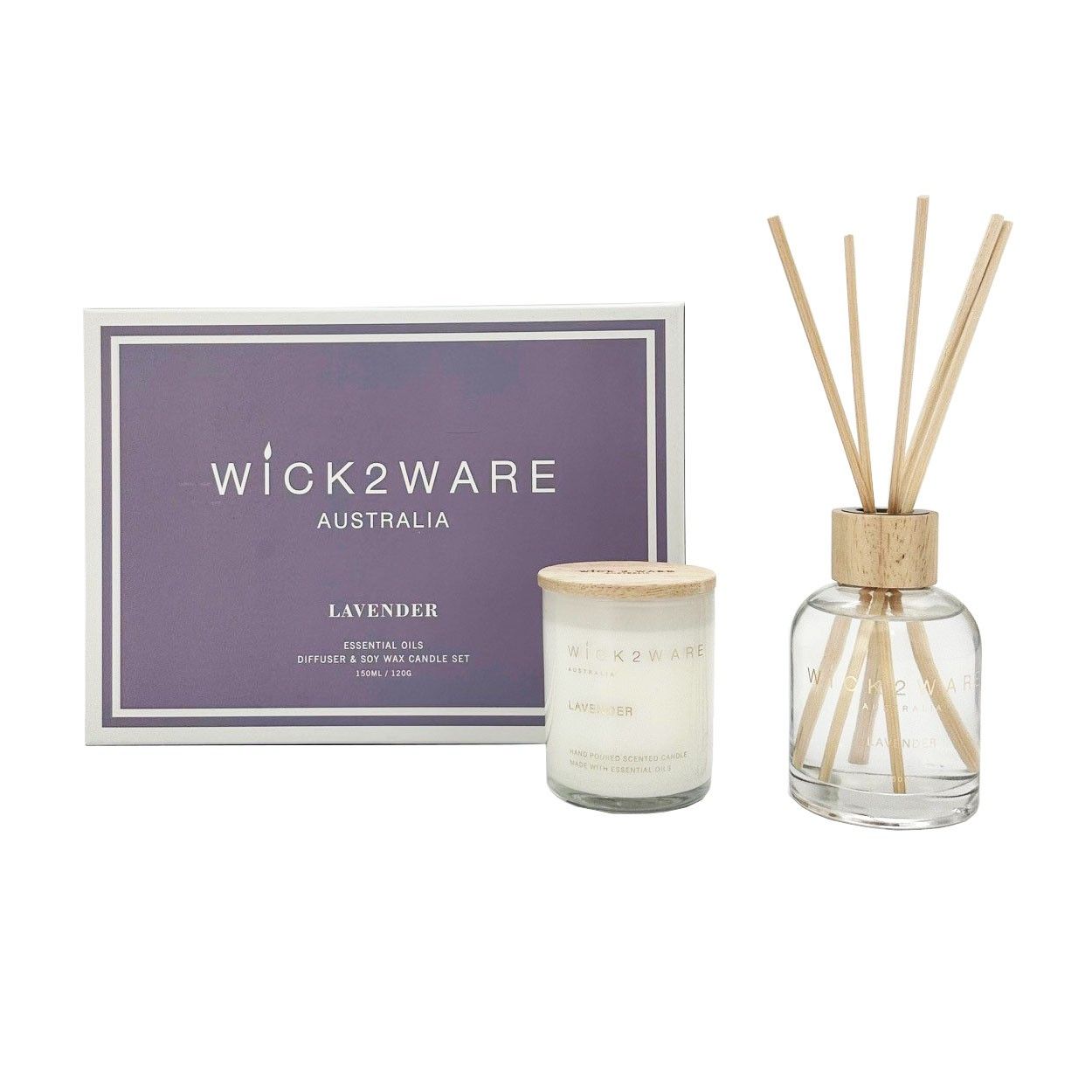 Diffuser 150ml Candle 120g Lavender