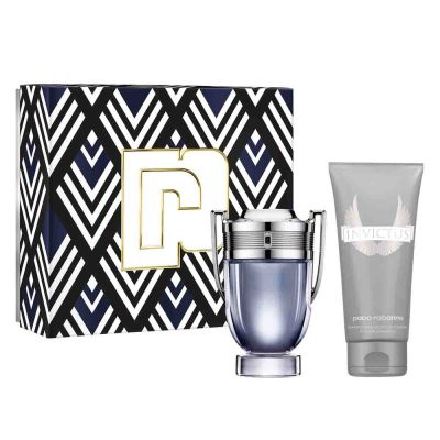 Paco Rabanne Invictus 100ml EDT + 100ml Shower Gel (NEW)