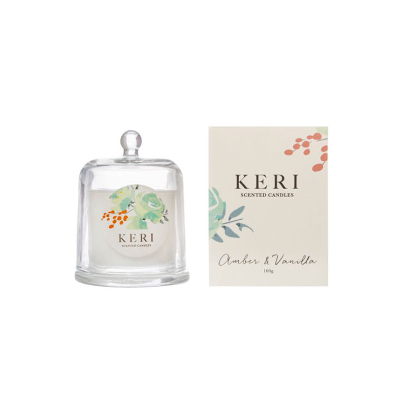 Scented Cloche Candle Carnival Amber & Vanilla 100g
