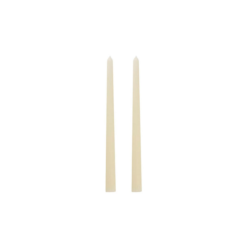 Signature Taper Dinner Candle Pack 2 Ivory (2x25cm)