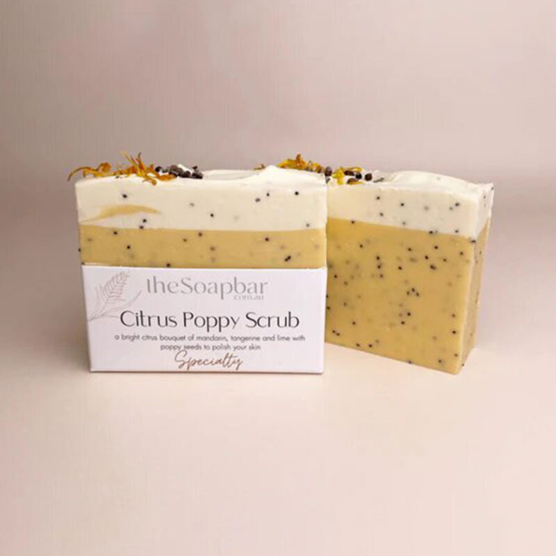 Citrus Poppy Scrub Soap - Image 2