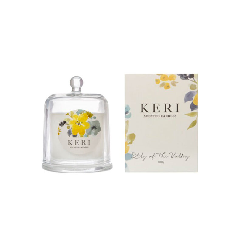 Scented Cloche Candle Carnival Lily of Valley 100g