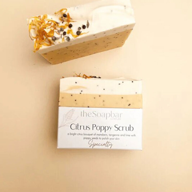 Citrus Poppy Scrub Soap - Image 3