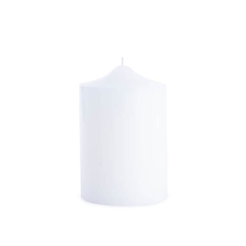 Church Pillar Candle White (10x15cm) - Image 2