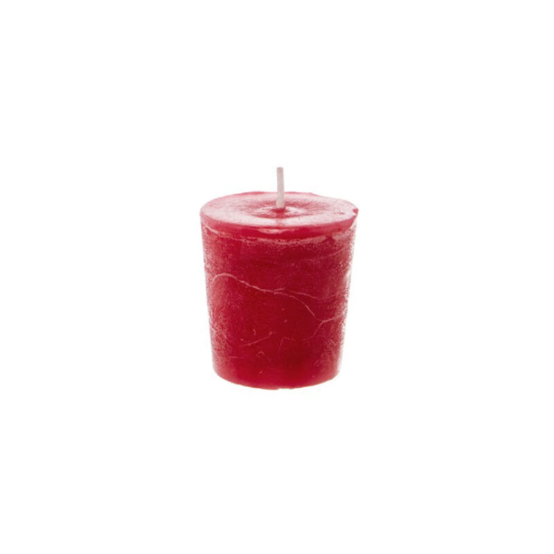 Premium Scented Votive Candle Rose Pomegranate
