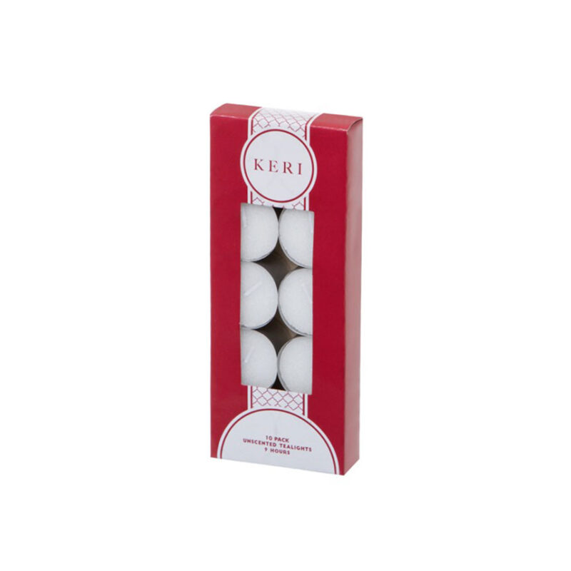 Tealight Event Candle 9 Hour Premium Pack 10 White
