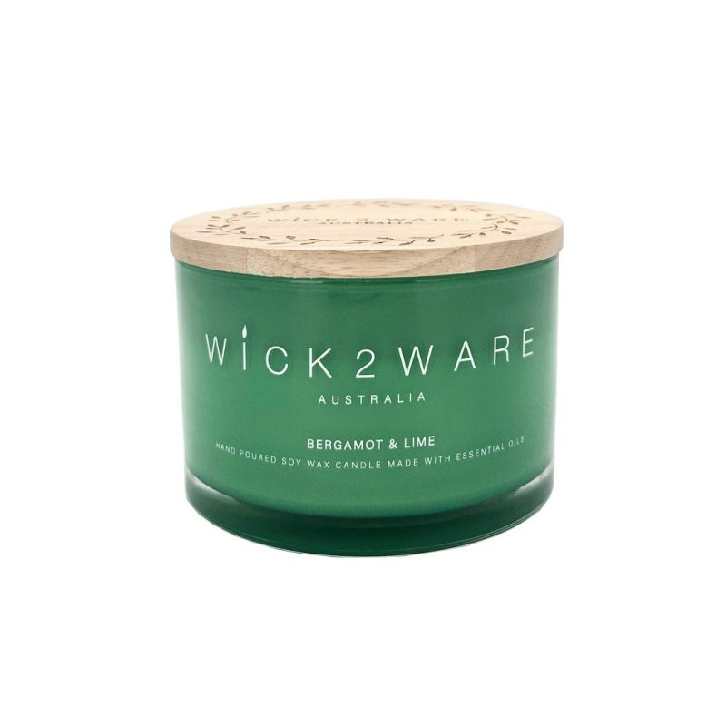 Candle Soy Jar 430g Bergamot & Lime