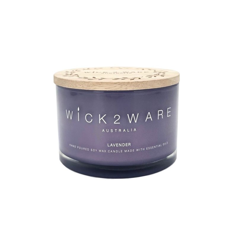 Candle Soy Jar 430g Lavender