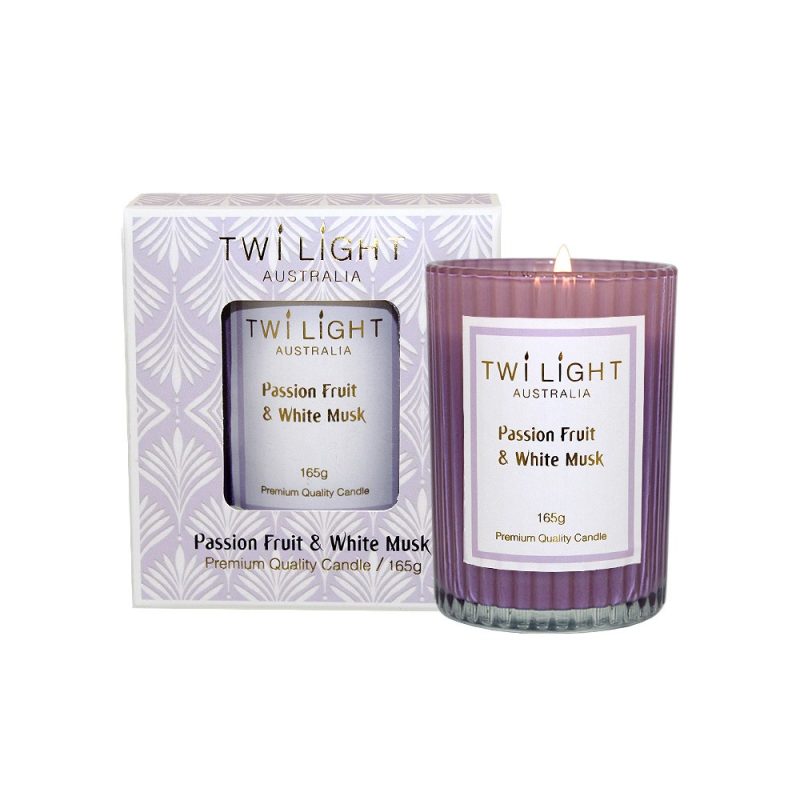 Candle Jar 7x10cm Passion Fruit & White Musk