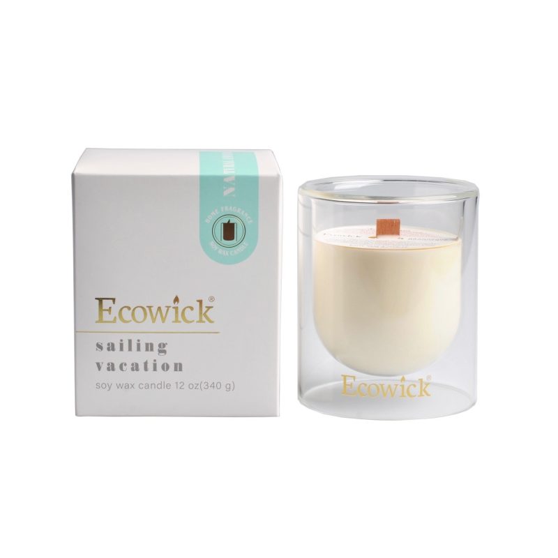Candle Soy Jar Lantern Bottle 300g Sailing Vacation