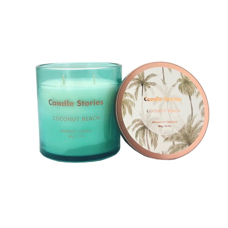 Candle Jar Soy 360g Coconut Beach